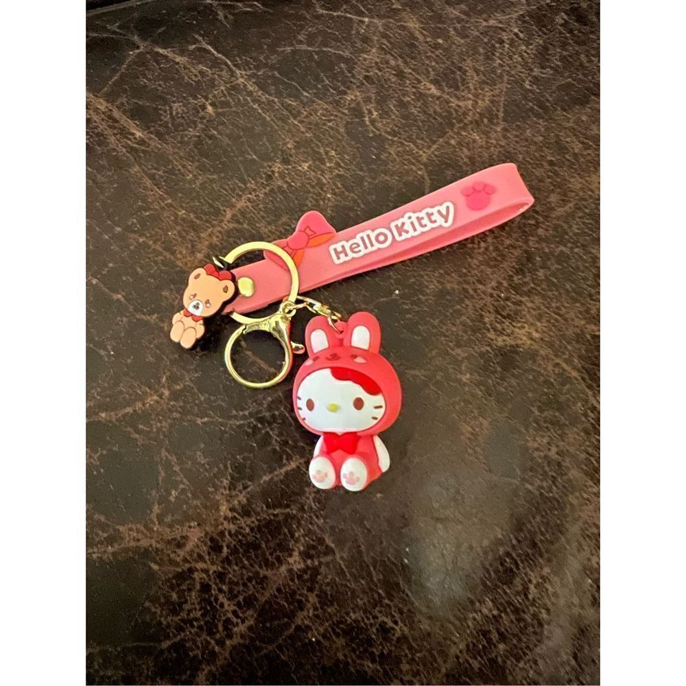 Hello Kitty Keyring:Bagclip Combo